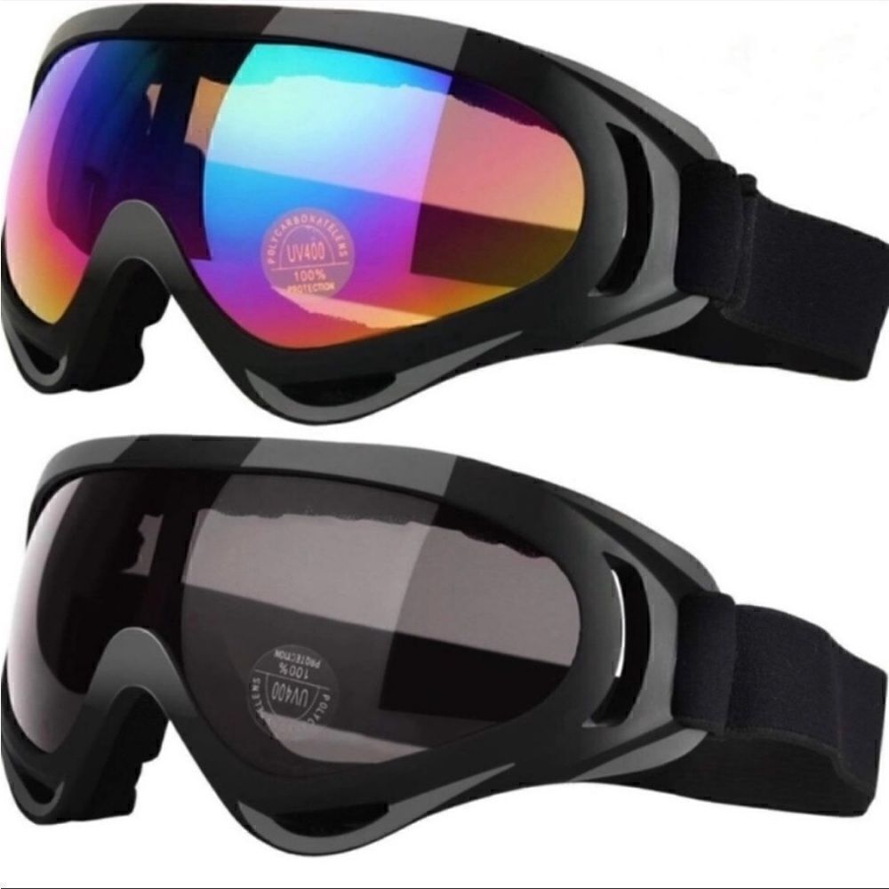 Ski Goggles Unisex 2 pairs